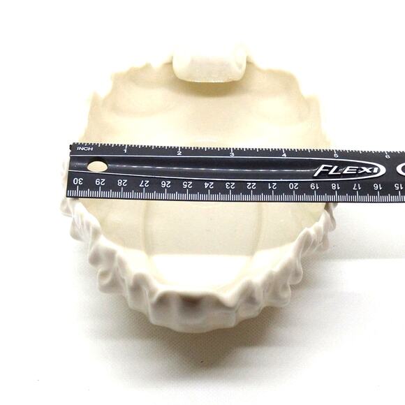 Vintage Lenox Acanthus Leaf Dish Cream Color - Picture 7 of 8